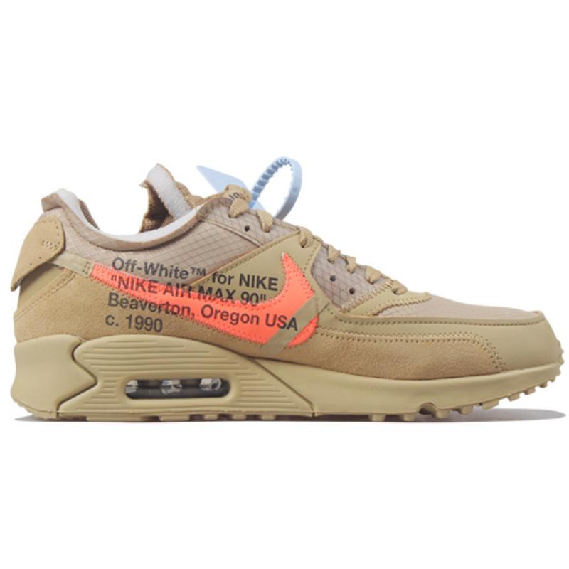 Nike Air Max 90 'Off-White Desert Ore' Sneakers Casual Shoes AA7293-200