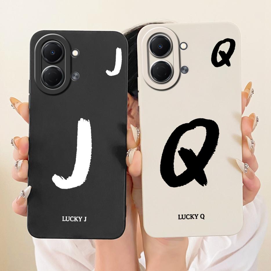 For Tecno Spark Go 3 Case KN3 Cute Lucky Letters Cover Shockproof Soft TPU Phone Case For Tecno Spark GO 3 SparkGO3 Fundas Coque