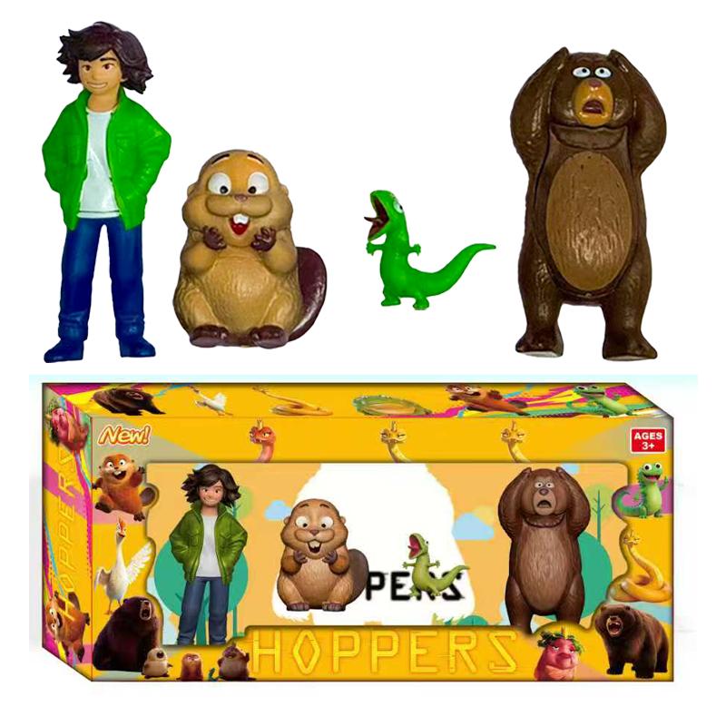 

Latest 2026 Movie Hoppers Beavers Collection Line Figure Boxed Figurine Plaything Desk Decoration Statues Decoration Piece Spooky Holiday Xmas Kid