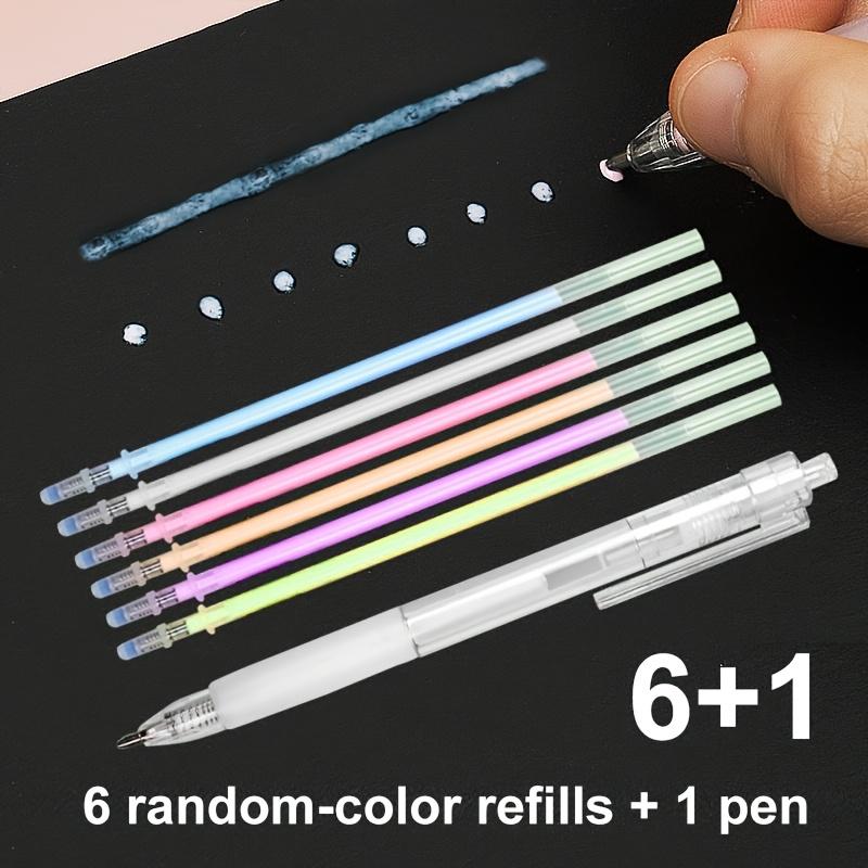

Double-Sided Dot Glue Pens with 6+1 Refills for Scrapbooking, DIY Crafts, Resin Art & Stickers - Sticker Application, Stationery