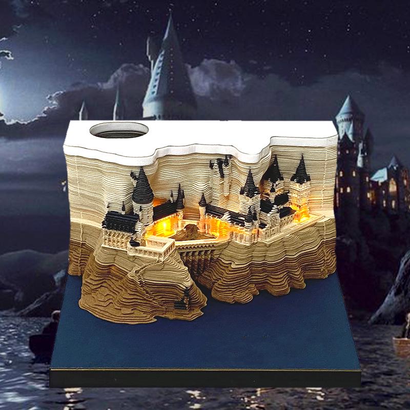 

«Календарь 3D-бумажных скульптур на 2025 год»: Креативные стикеры и украшения для домиков на дереве