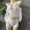 Fairy Style Women's Hot Spring Skirt Swimsuit - Slimming, Conservative, and Cute