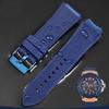 Vodotěsný řemínek na hodinky Přírodní gumový řemínek pro hodinky Giles Guess U0247g3 W0040g3 W0040g7 Modrý silikonový řemínek pro muže 22mm