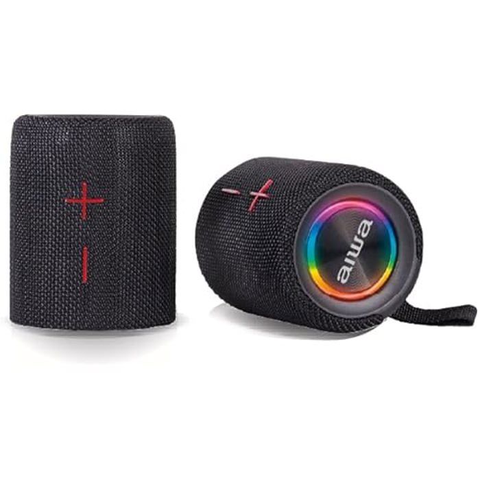 Bluetooth reproduktor - AIWA - BST-250 - Odnímatelný TWS - RGB osvětlení - Vodotěsný IPX5
