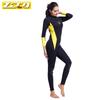 2019SCR Diving Suit Women's 3MM One-piece Snorkeling Surfing Thickened Thermal Swimsuit Long-sleeved Jellyfish