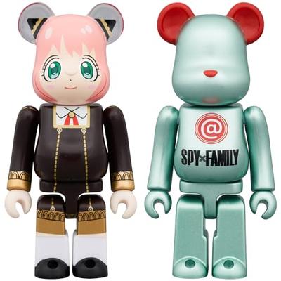 BE@RBRICK SPY×FAMILY 100% 2-Piece Set, Approximately 70mm Tall, Non-Scale Painted, Complete Figure
