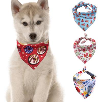 Haustier Halstuch Mode Druck Dress-up Zubehör Dreieck Schal Hund Bandana Sommer Katze Lätzchen Kragen
