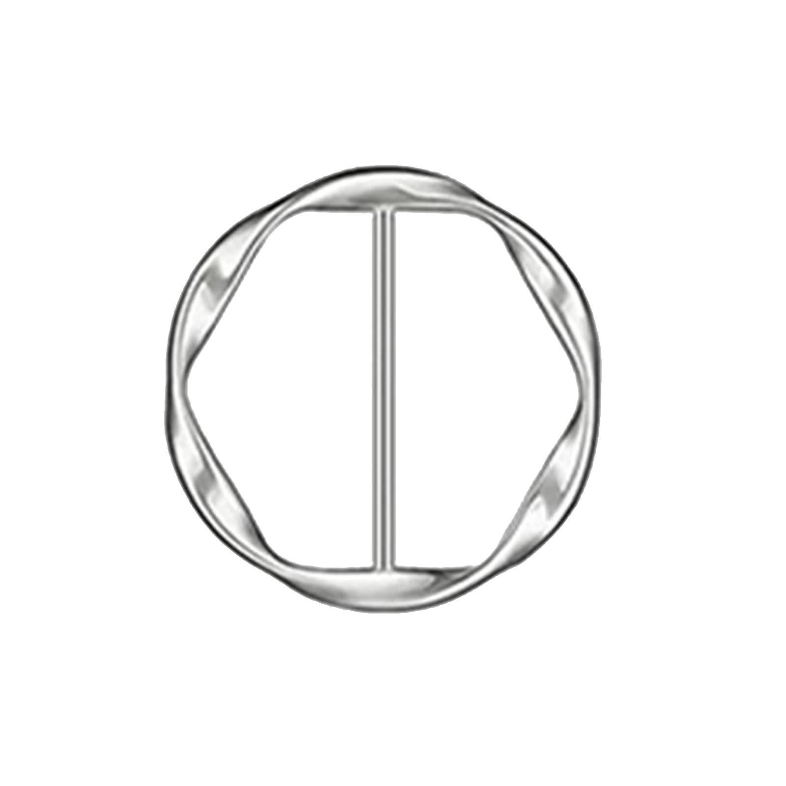 

Пряжка-узел для углов одежды, пряжка для шарфа для кашемирового пальто, пояса платья, брошь-бант для подола рубашки и футболки One Size