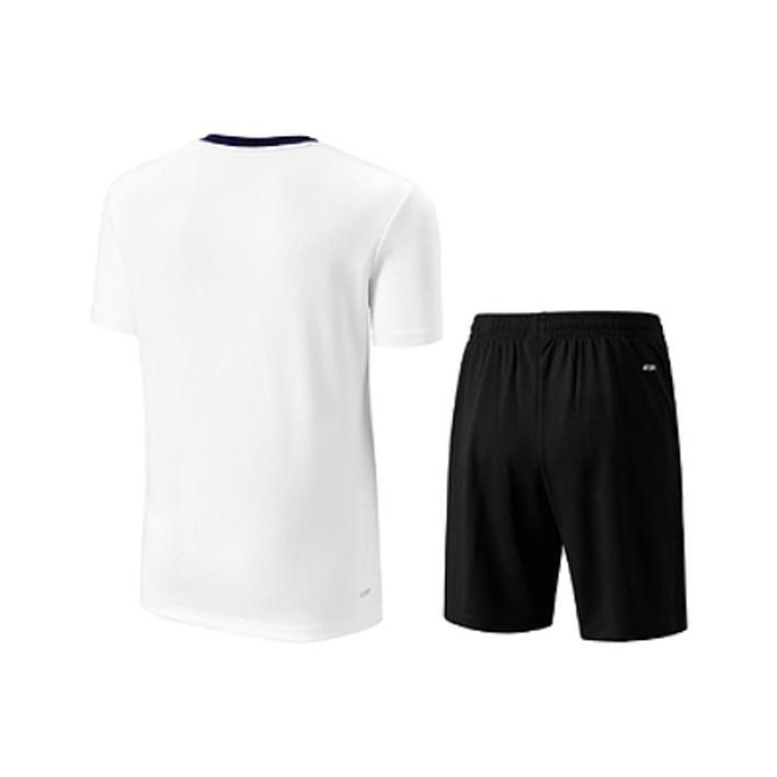 Li Ning Fashion Print Trendy Breathable Quick-Dry Cool Competition Suit Women Activewear Standard-White AATV044-2