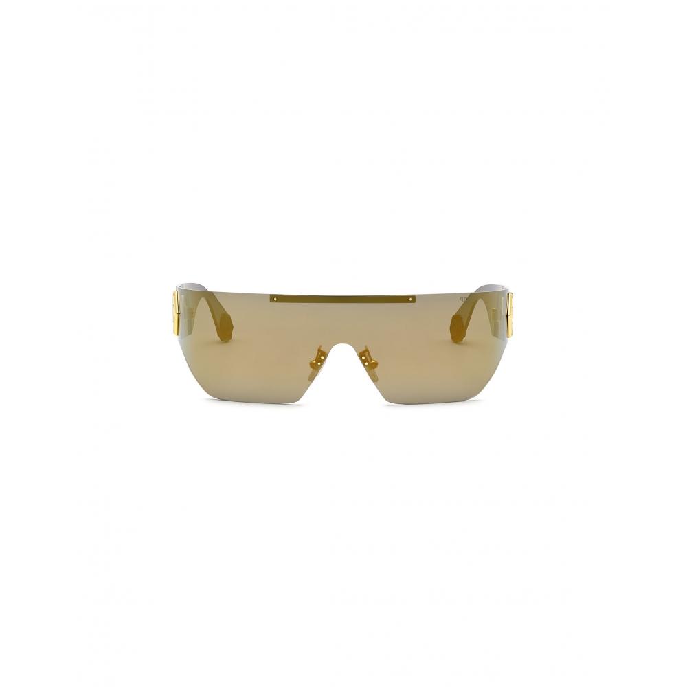 

Philipp Plein Sunglasses Shield Plein Hero Hexagon Gold One Size