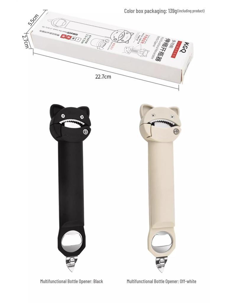 Wielofunkcyjny magnetyczny otwieracz do puszek i butelek z nakrętką