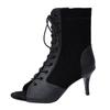 Fashion Women's Stiletto Boots 2025 Summer New Casual High-top Sandals Fashion Banquet High-heeled Black Lace-up Sandals 7cm 9cm.