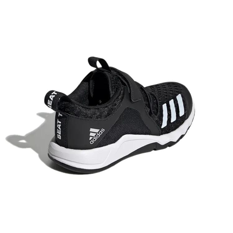 adidas RapidaFlex EL J 'Black White' (Unisex) Core Black / Footwear White Kids' Running Shoes G28701