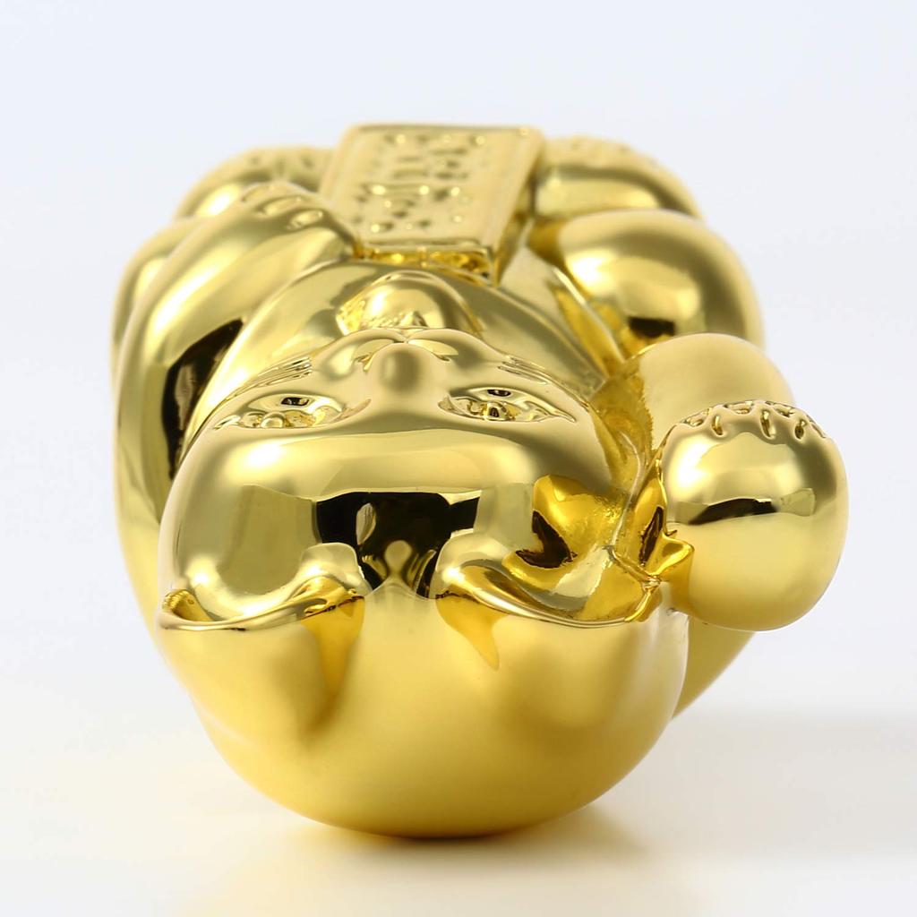 Usaya Original Design In Gold or Heavyweight Maneki-neko (Lucky Cat) Platinum, (Gold)