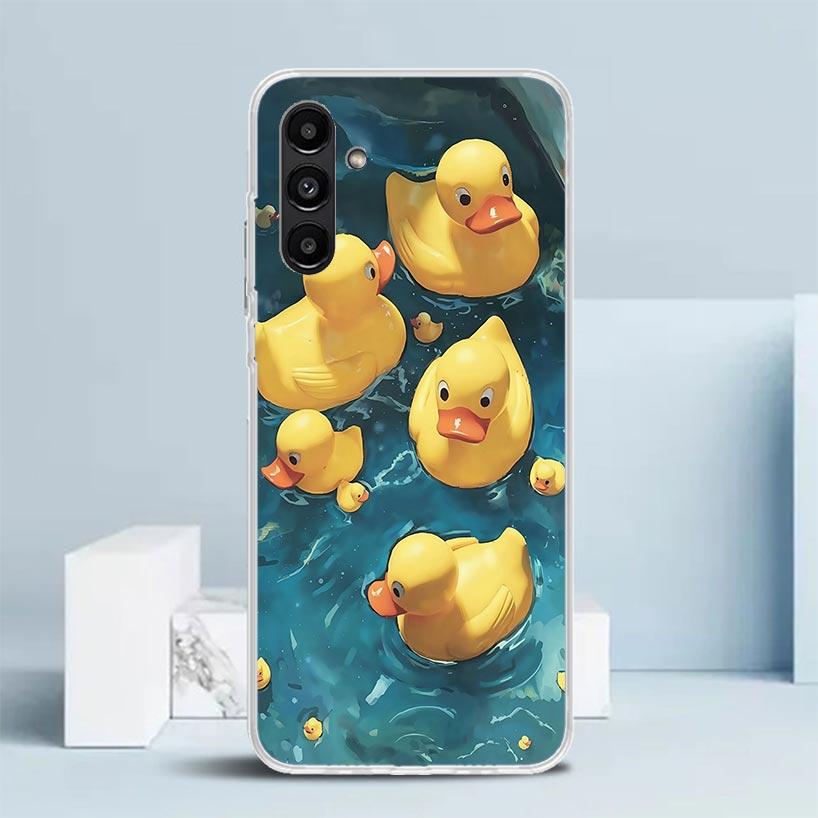 

Rubber Ducks Swimming Pool Cover for Samsung Galaxy A17 A37 A57 A16 A26 A36 A56 A15 A14 A55 Phone Case A13 A53 A25 A35 A24 A34 A Samsung A57