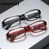 Square Full Frame Anti Eyestrain Reading Glasses Ultralight PC Frame Men Women Presbyopic Eyeglasses