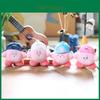Adorable Pink Kirby Plush Toy Keychain Soft Bag Charm Cute Stuffed Animal Doll