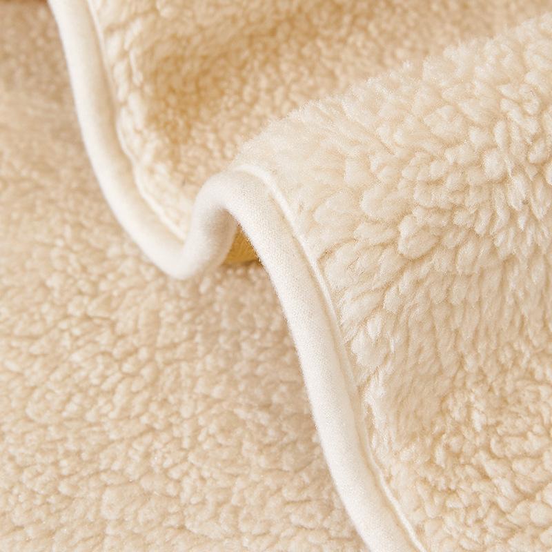 Winter Velvet Sofa Cushion Plush Simple Modern Fleece-lined Thickened Cushion Non-Slip Leather Sofa Cover Winter