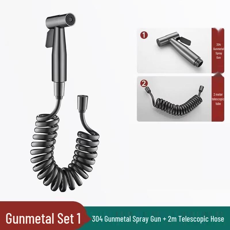 2-in-1 Mop Sink Faucet & High-Pressure Spray Gun