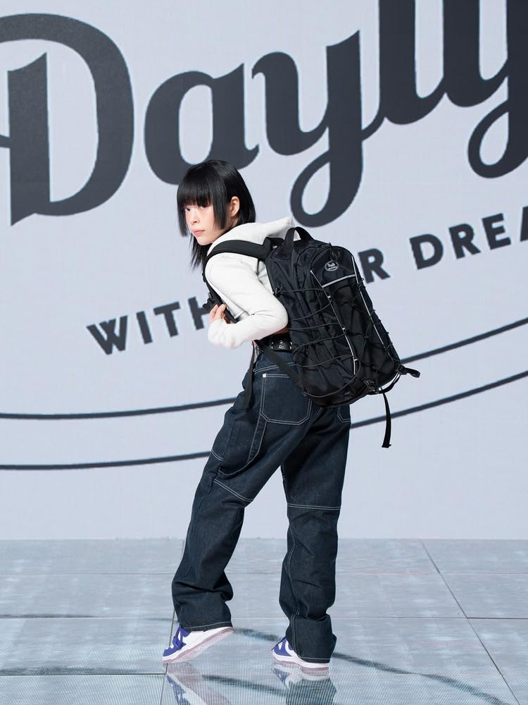Daylife Double Frame Backpack (Black)