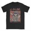 Punk Music Band Gorillazed T Shirt for Unisex Women Pure Cotton Vintage TShirt Round Neck Tee Shirt Short Sleeve Clothes Graphic