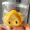 Cartoon Simulation Sandwich Toast Squeezing Decompression Toy Cute Hamburger Soft Mochi Toys Fidget Toys Kid Adult Gifts