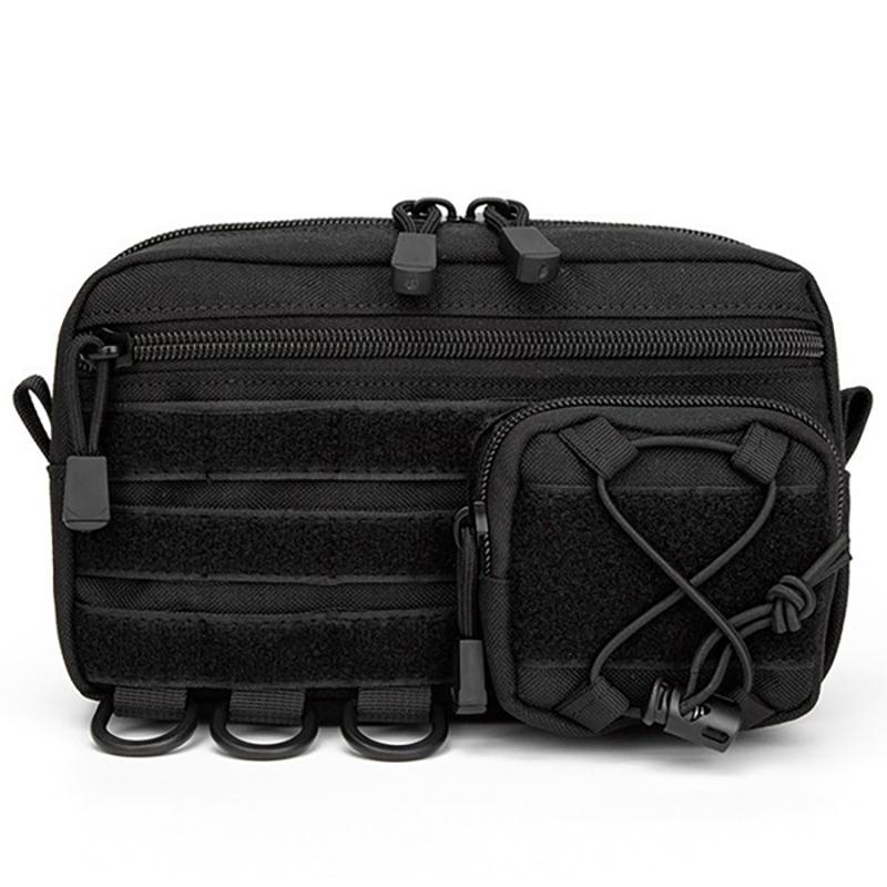 1000D EDC Pouch Molle Organizer Bag Utility EDC Tool Pouch Horizontal Modular Pouch Outdoor Waist Pack EMT Hunting Fanny Pack
