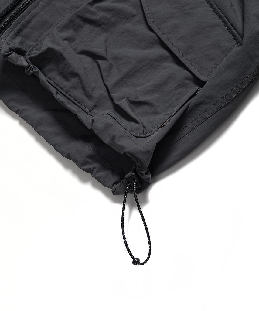 Soundslife Hard Shell Windbreaker Jacket Charcoal