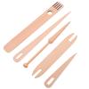 1 Set Wooden Weaving Loom Tools Set With Comb With Stick Tapestry Bobbin Shuttle Needles For Accessories Looms Boards Weaving