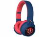 PowerLocus Buddy BlueRed Wireless LED MicroSD AUX Headphones for Kids