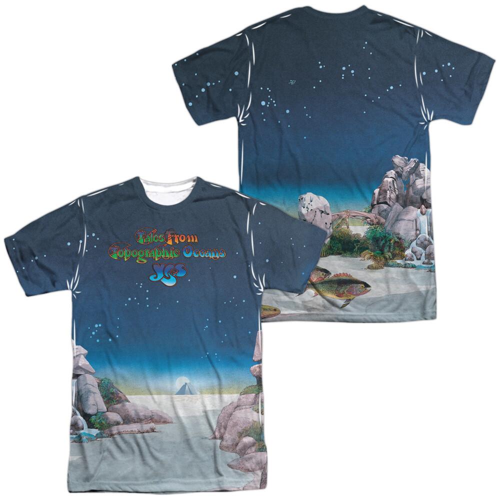 Yes Topographic Oceans Dye Sublimation T-Shirt XXXL