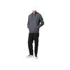 STONE ISLAND Solid Color Hooded Logo Print Long Sleeve Sweatshirt Men Sweatshirt Gray 811560820-V0M67