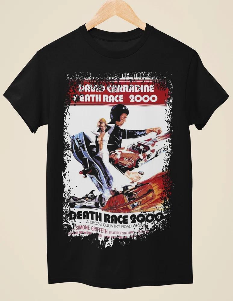 Death Race 2000 Movie Poster Inspired Unisex Black TShirt S