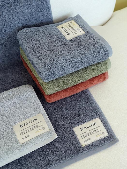 Полотенце Songwol Balon Полотенце Отельное полотенце Полотенце для лица 210 г Гребенной пряжи 40 номеров (5 цветов) Dark Gray