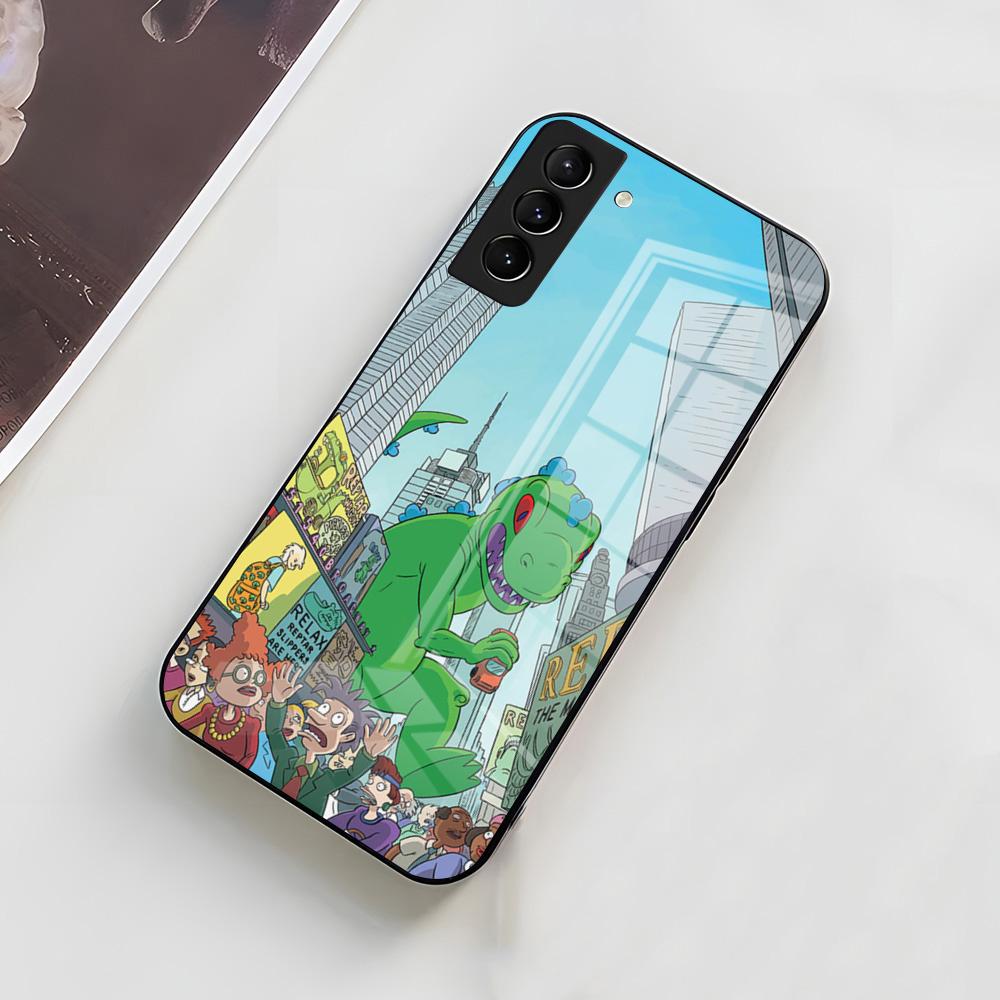 Movie R-Rugrats Cartoon R-ReptarS Phone Case For Samsung A56 A36 A26 A16 A15 A25 A35 A55 A14 A34 A24 A54 Glass Case