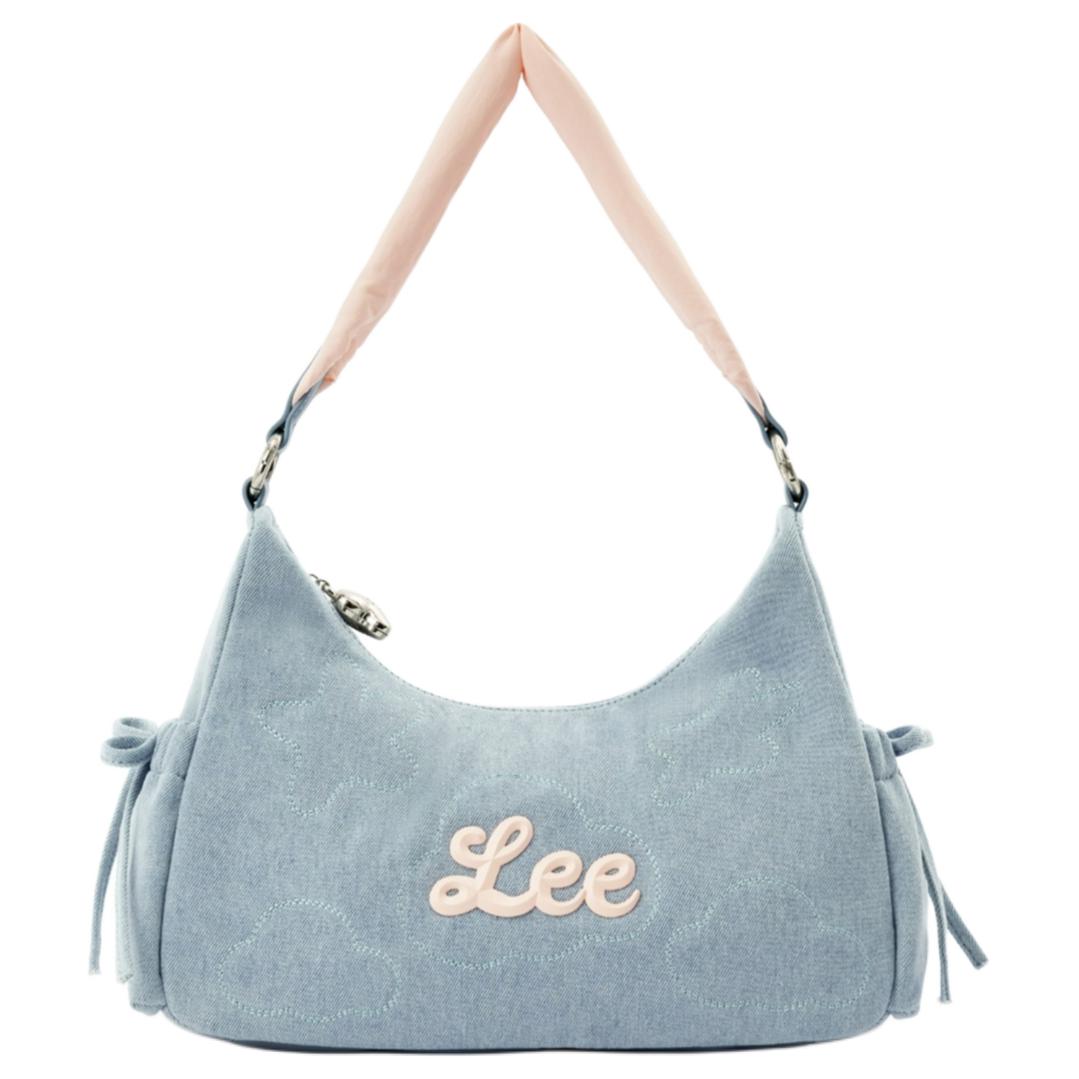 

New Lee Fabric Shoulder Bag Women s Light Blue & Pink LE250033M-541 33.0*10.9*15.0CM