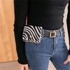Women's Fashion Belt Bag Small Waist Pack Casual Versatile Leather Belt Square Mini Bag with Adjustable Strap for Daily Use