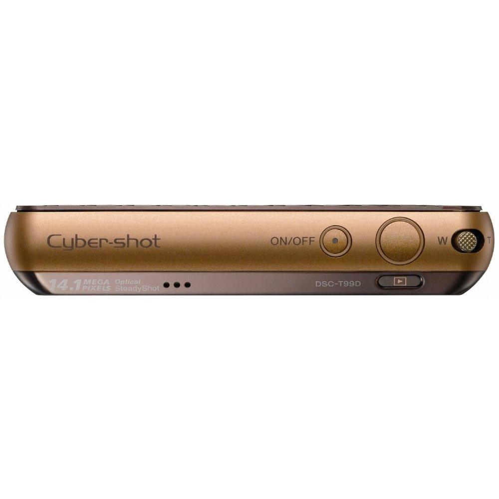 SONY Digital Camera Cybershot T99D Brown (14.1MP CCD/4x Optical/8x Digital) DSC-T99D/T