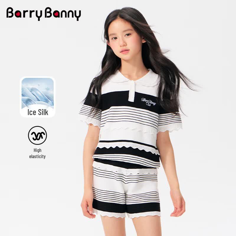 Летние полосатые повседневные шорты для девочек BARRY BANNY 130