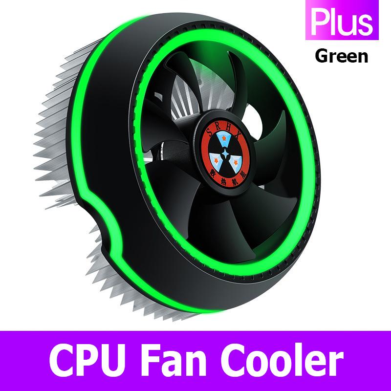 

LC-900 НЛО Корпус компьютера Вентилятор ЦП Вентилятор RGB Кулер USB-интерфейс 6-контактный гидравлический подшипник Супер бесшумный общий множественный зелёный