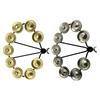 Clamp Mount Drum Tambourine Accessory with Metal Disc Sound Accent for Rehearsal, Teaching, Practice and Stage