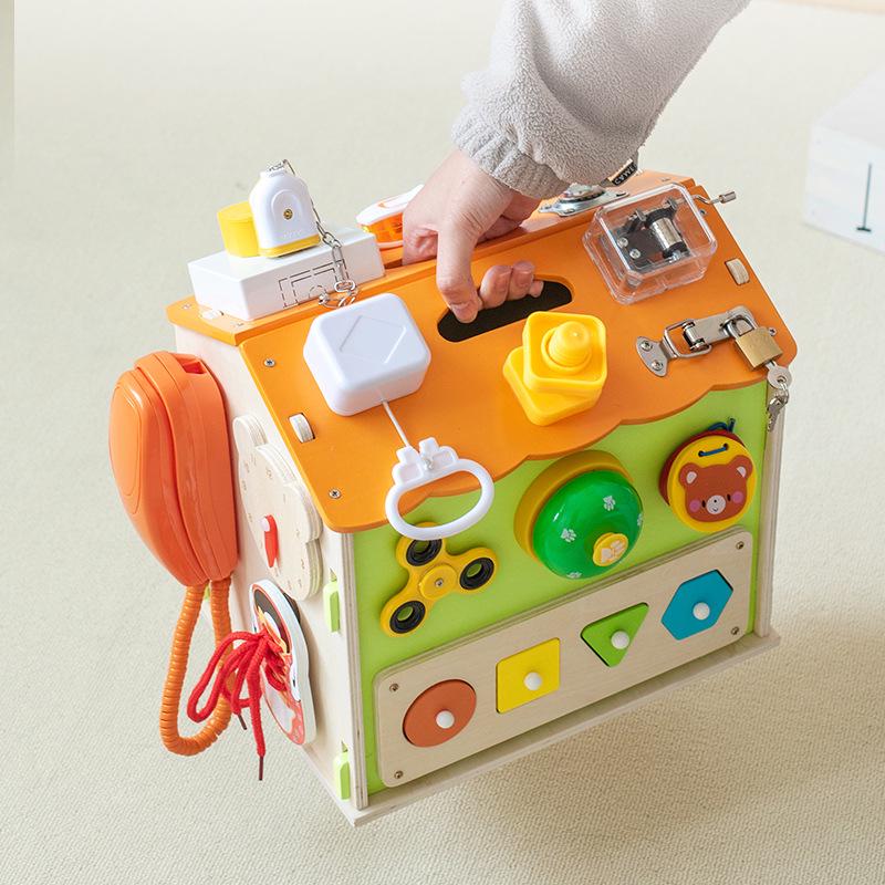 Montessori Busy Box: Early Education Toys for Ages 2-3
