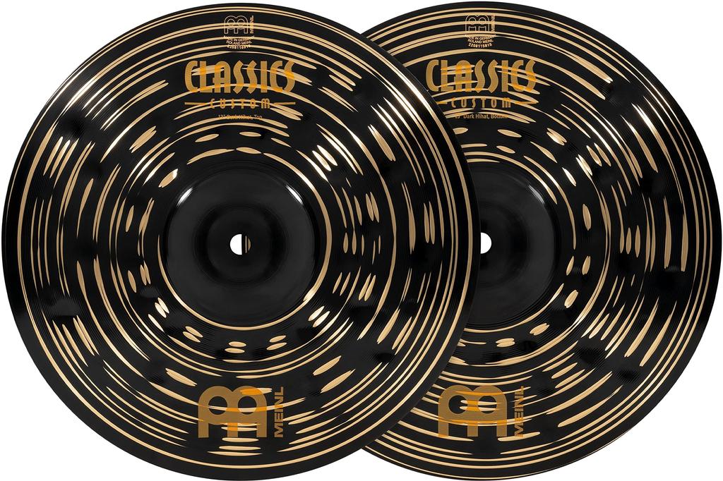 MEINL Cymbals Classics Custom Dark Series Cymbals Dark Hihat CC13DAH Hi-hat 13" []
