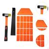 23 Pieces *Wood Floor Installation Tools Comprehensive Set Hammer Wooden Fitting Portable
