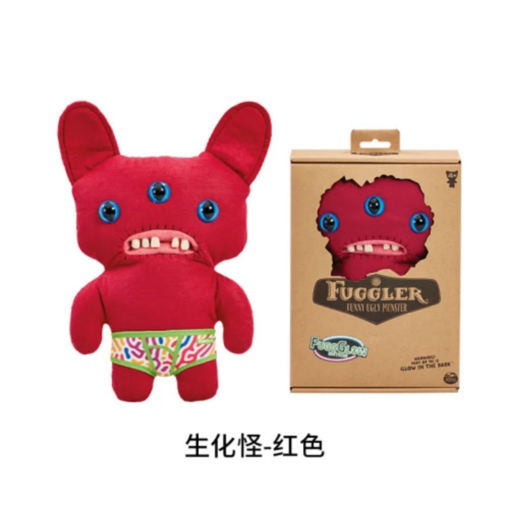 Fuggler Big Teeth Plush Toy Funny Ugly Monster Fugguler Series Rabbit Screech Wide Eyed Weirdo Plush Peluche Birthday Gifts 9"