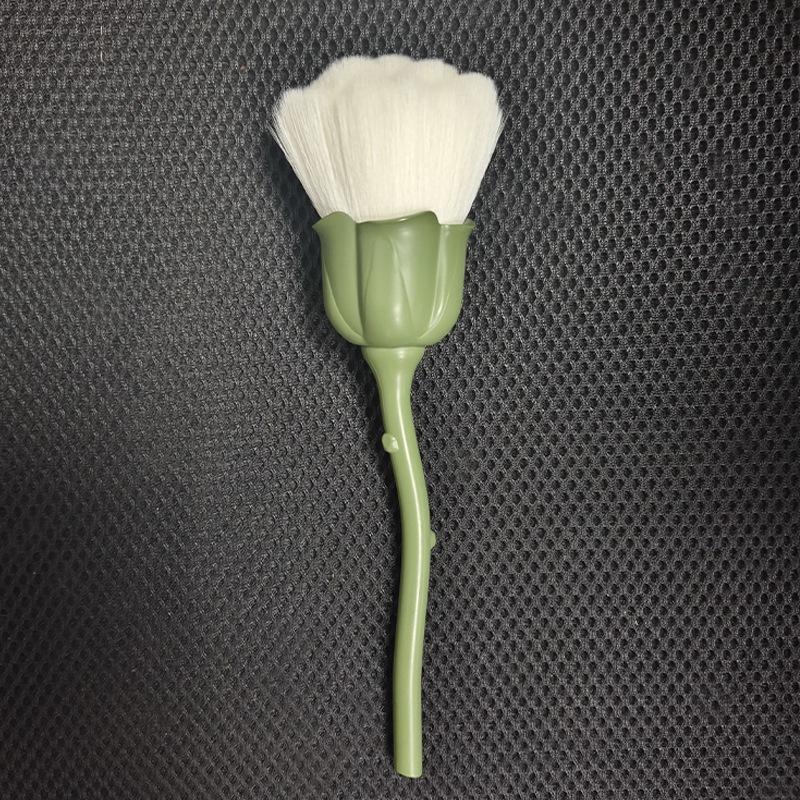 

Міжкордонний Великий Пудровий Пензель для Макіяжу Троянда - Багатофункціональний Інструмент для Пудри для Обличчя та Манікюру