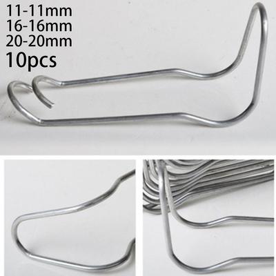 Fibbia per filo da giardino Argento Per supporto fiori Forniture 10 PZ Acciaio per molle