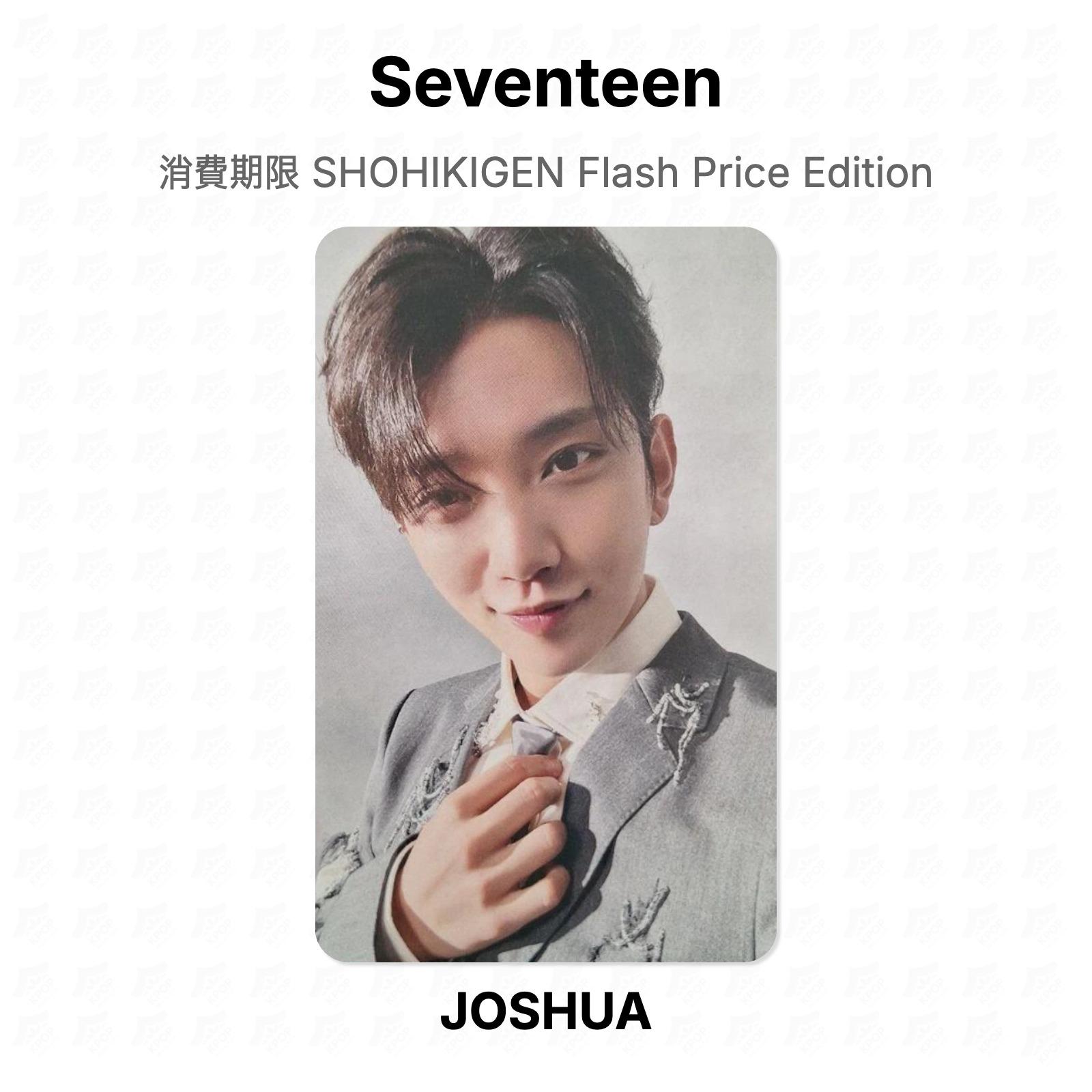 Seventeen SHOHIKIGEN Flash Price Edition Official Photocard JOSHUA
