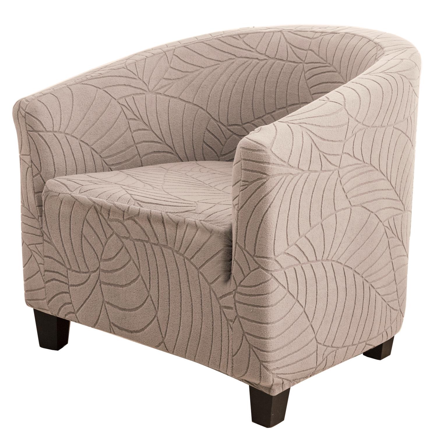 Leaf Jacquard Elastic Sofa Cover - All-Inclusive One-Piece Design Large Flower One-piece 013