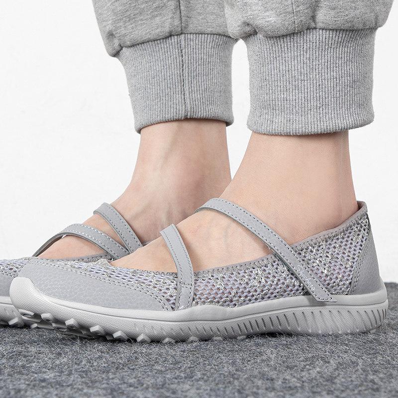 Skechers Women s Summer Casual Lifestyle Shoes 100022-GRY 6.5